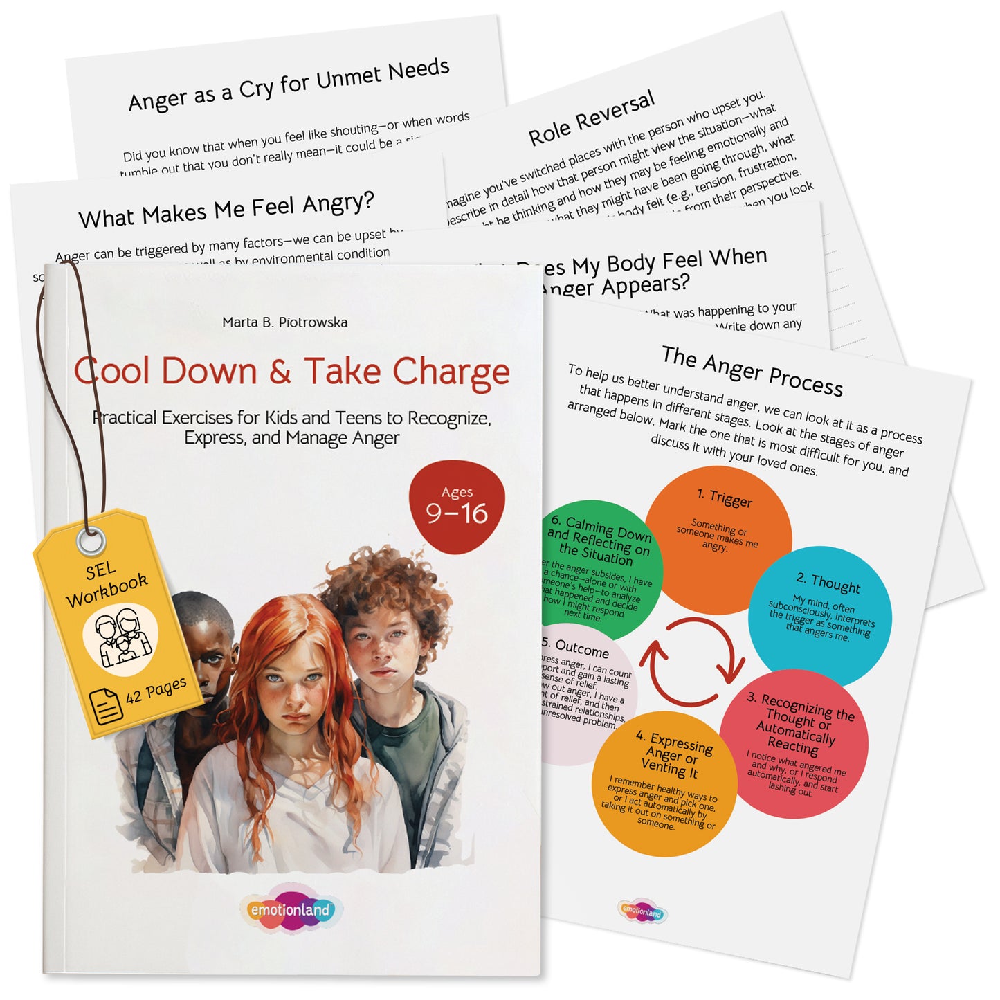 Cool Down & Take Charge – Anger Management Workbook (Ages 9–16)