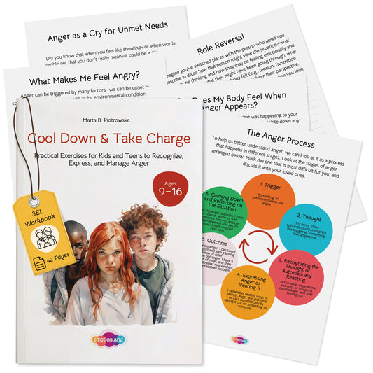 Cool Down & Take Charge – Anger Management Workbook (Ages 9–16)