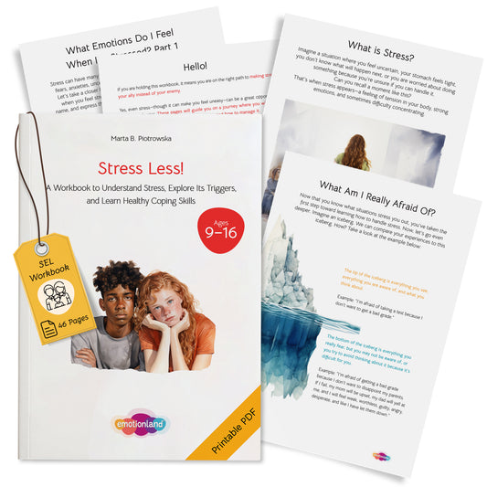 Stress Less – Workbook (Ages 9–16)