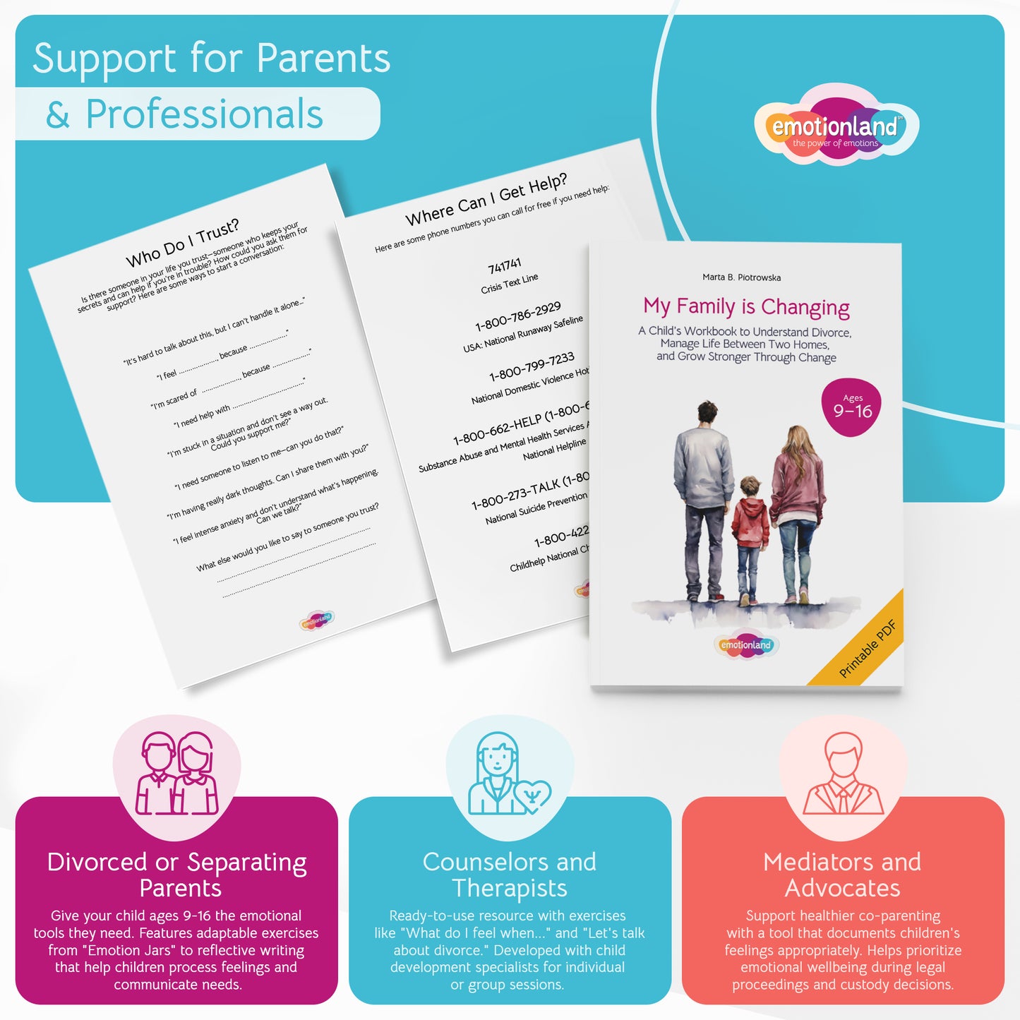 My Family is Changing: Divorce Workbook for Kids Ages 9-16