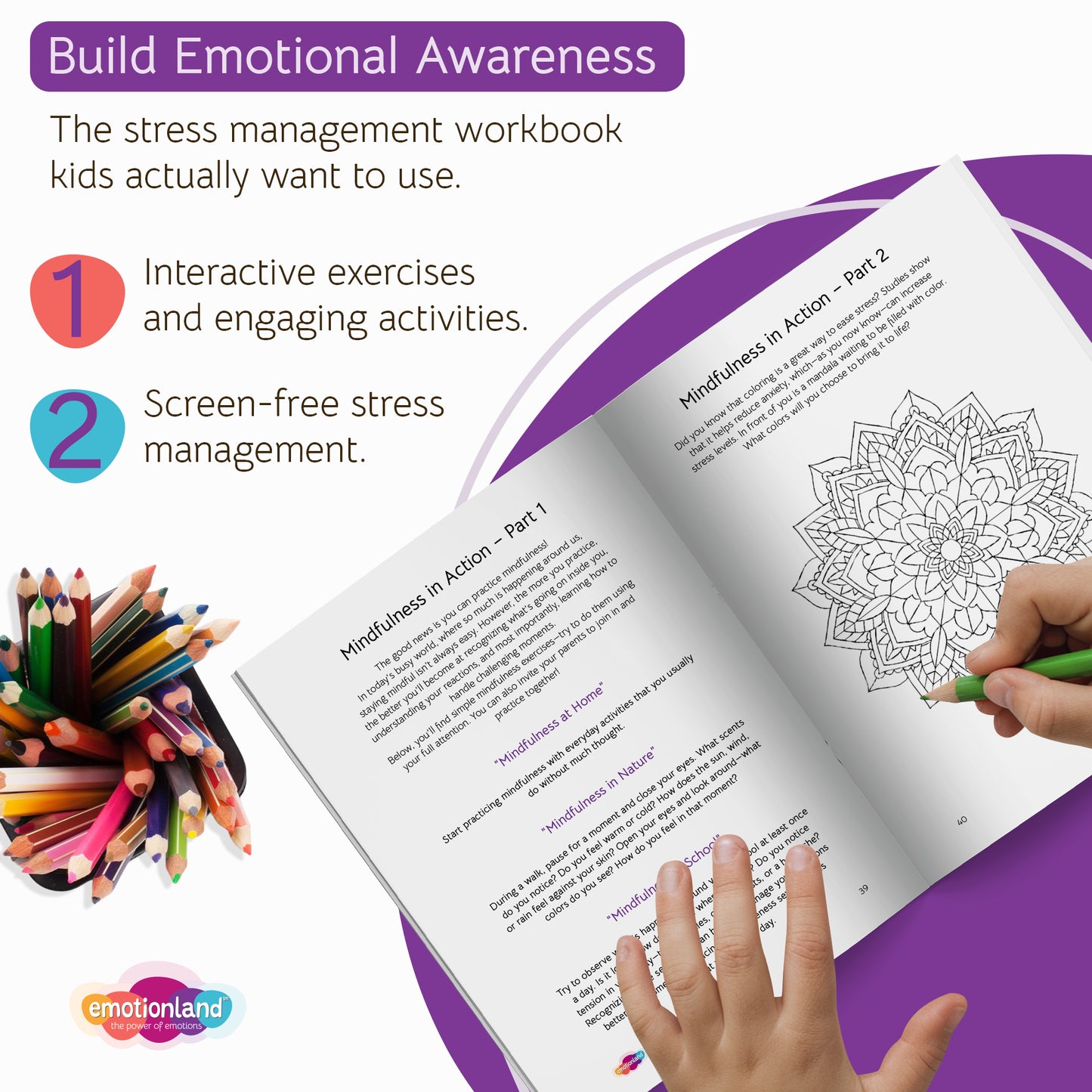 Stress Less – Workbook (Ages 9–16)