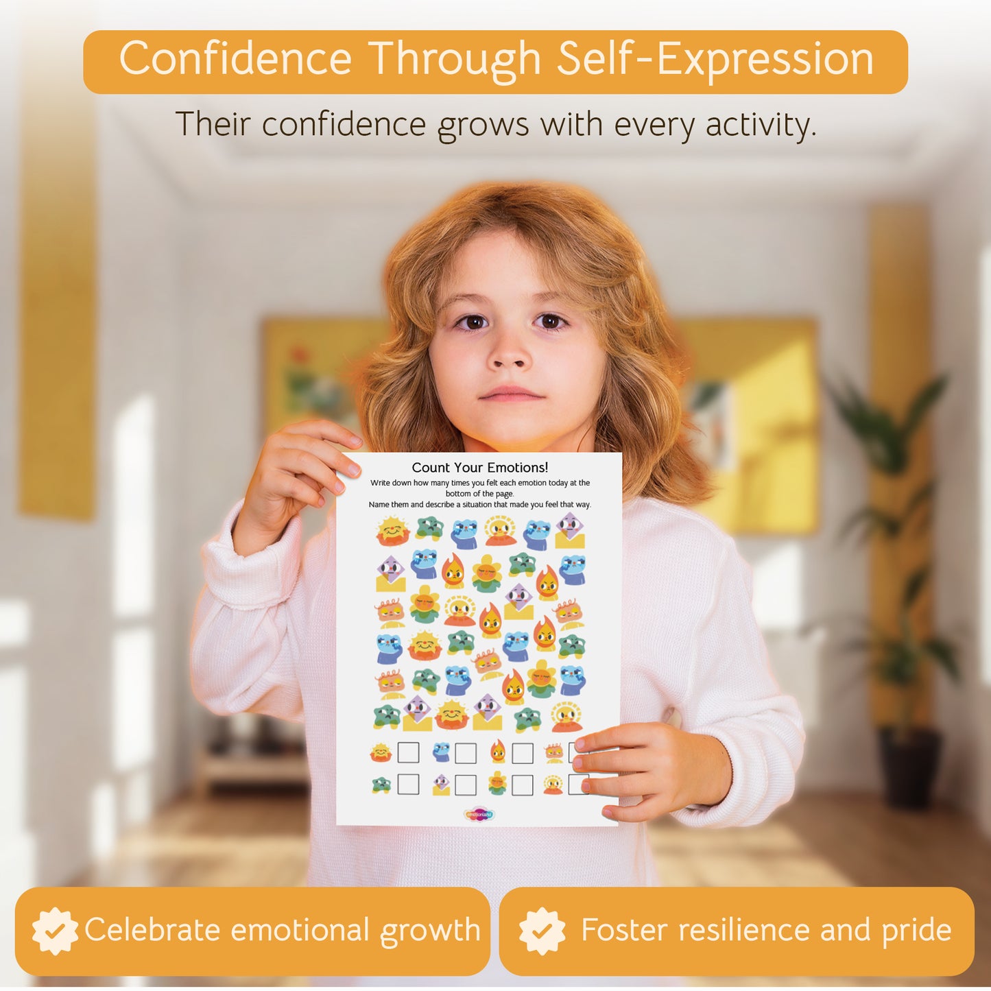 Little Kids, Big Emotions – SEL Workbook (Ages 4–8)