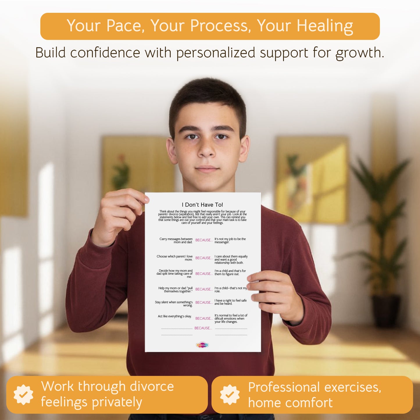 My Family is Changing: Divorce Workbook for Kids Ages 9-16