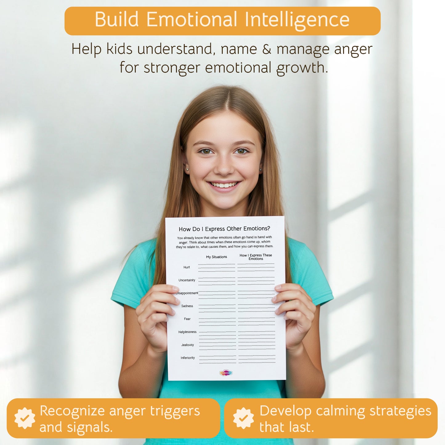 Cool Down & Take Charge – Anger Management Workbook (Ages 9–16)