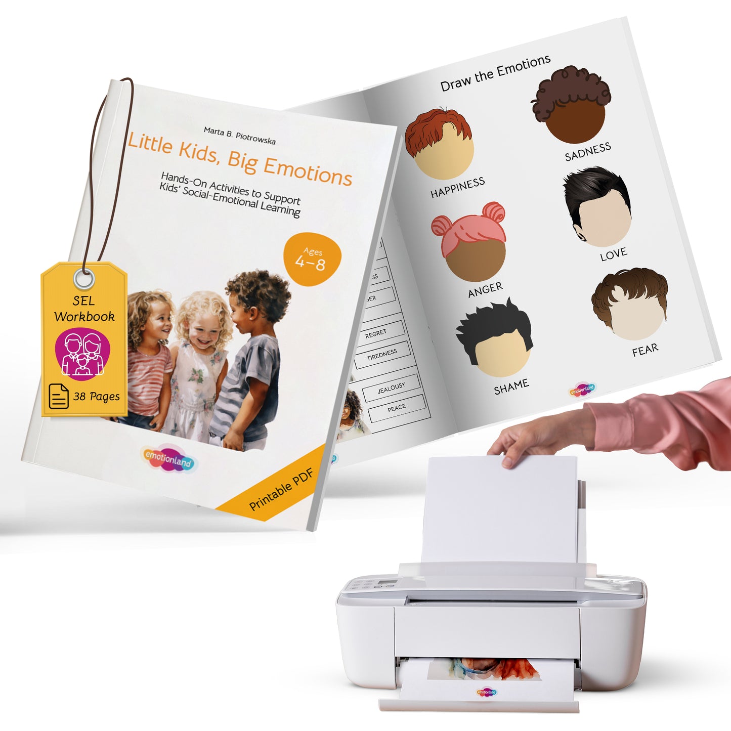 Little Kids, Big Emotions – SEL Workbook (Ages 4–8)