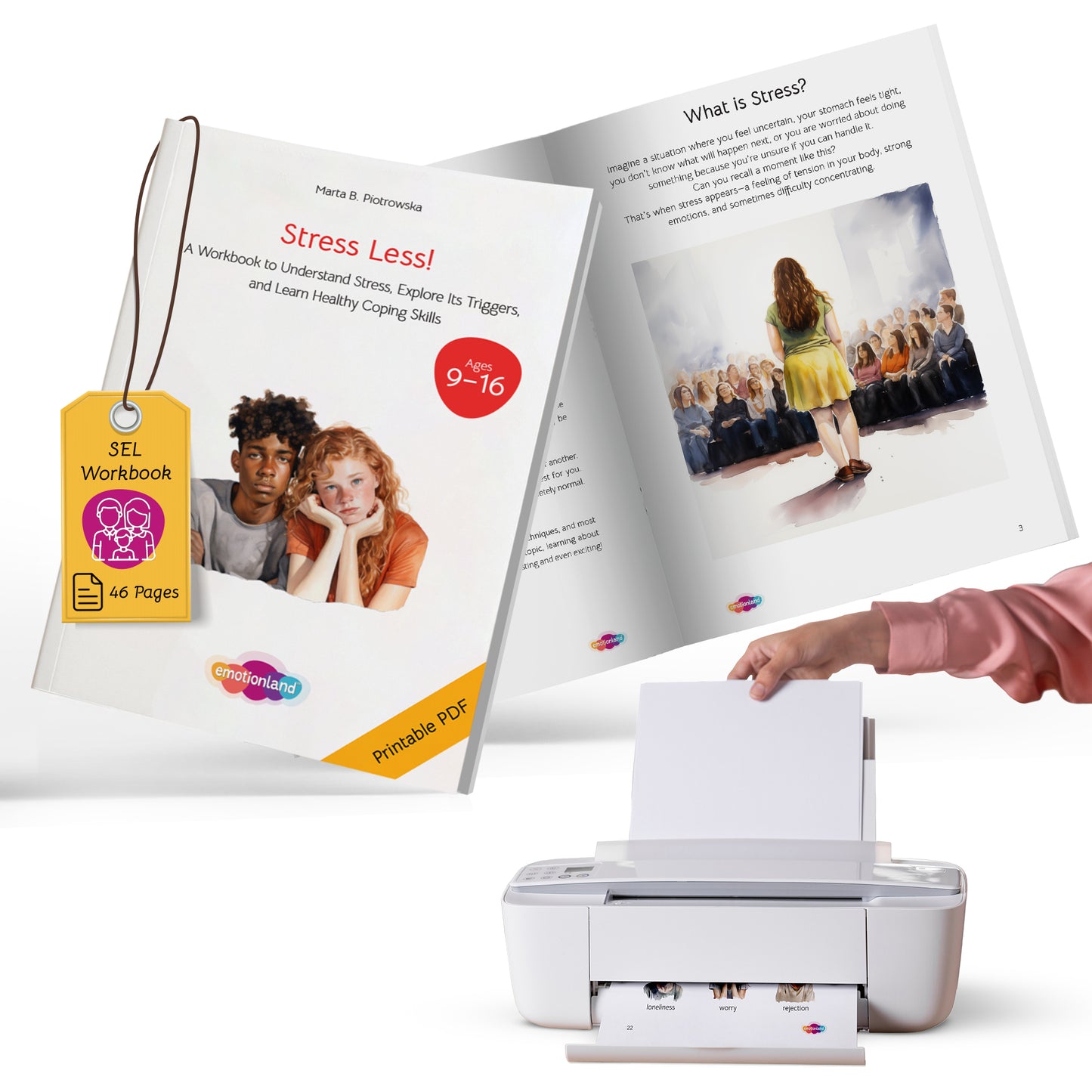 Stress Less – Workbook (Ages 9–16)