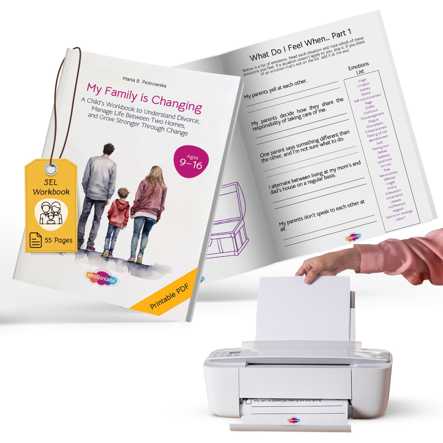 My Family is Changing: Divorce Workbook for Kids Ages 9-16