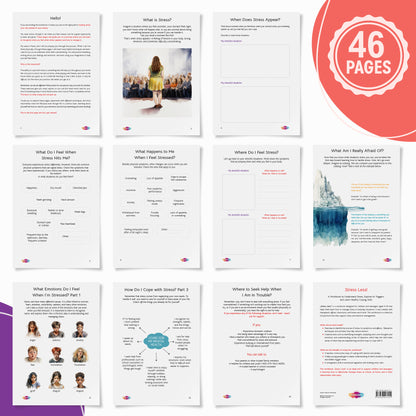 Stress Less – Workbook (Ages 9–16)