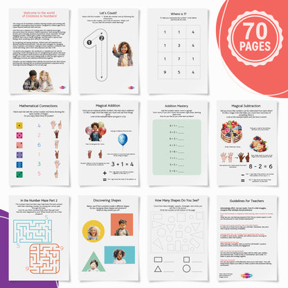 Counting with Feelings Workbook: Where Math Meets Emotions (Ages 3-6)