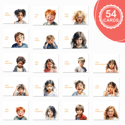 Feelings Explorer Kit: 54 Emotion Cards with 10 Activities