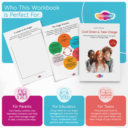Cool Down & Take Charge – Anger Management Workbook (Ages 9–16)