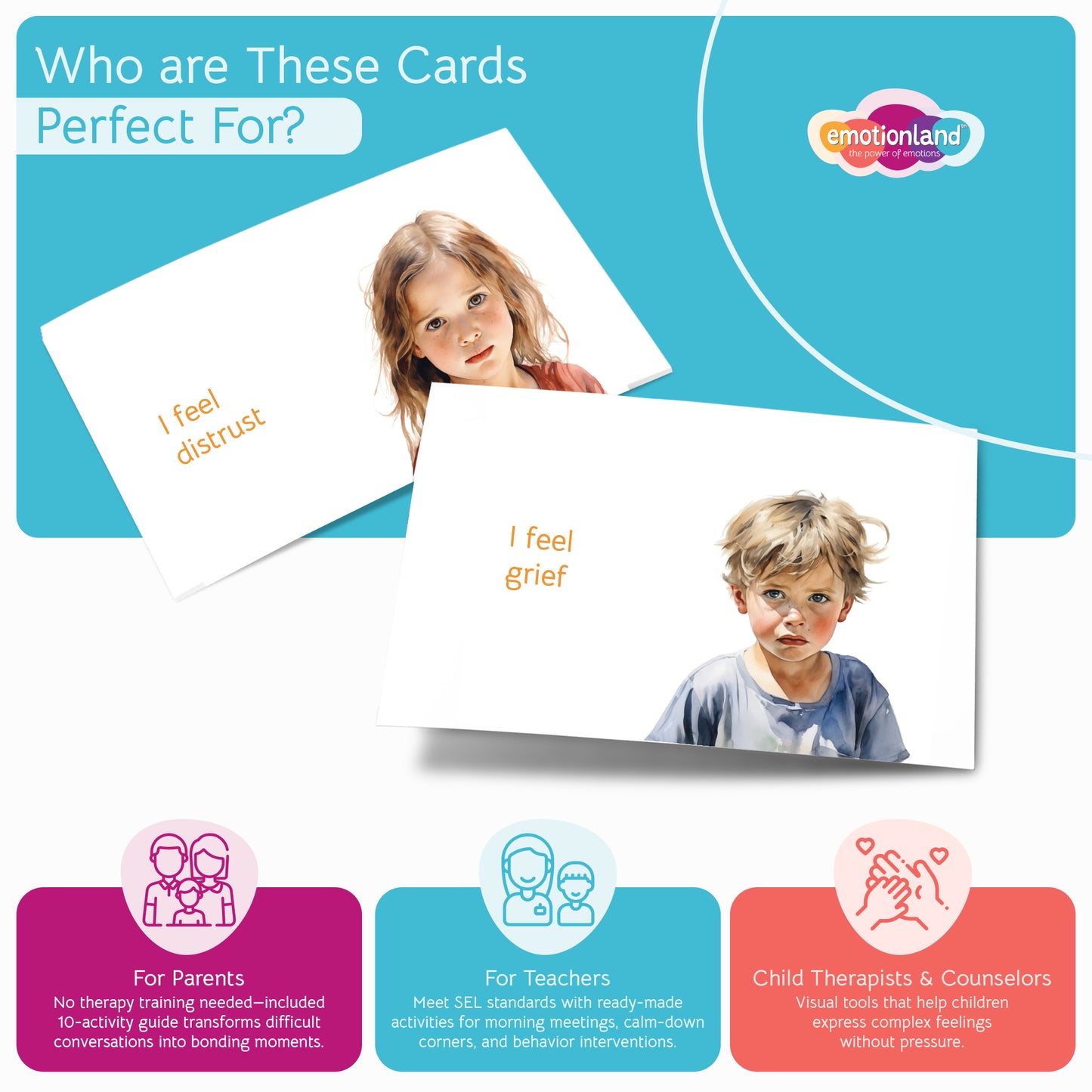 Feelings Explorer Kit: 54 Emotion Cards with 10 Activities