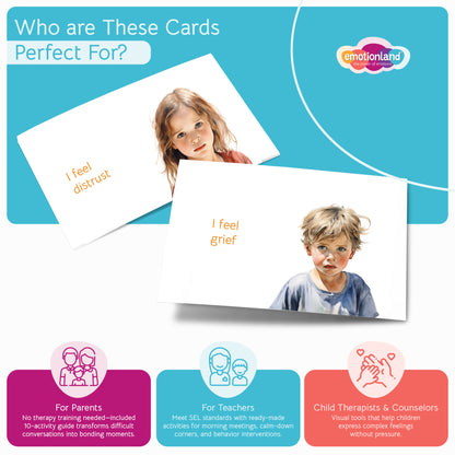 Feelings Explorer Kit: 54 Emotion Cards with 10 Activities