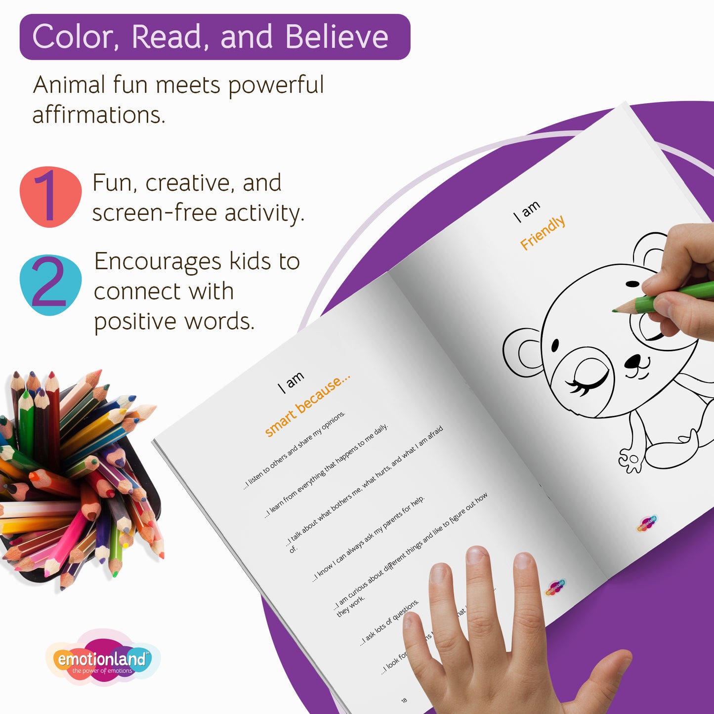 I Am Enough: Emotions & Affirmations Coloring Book