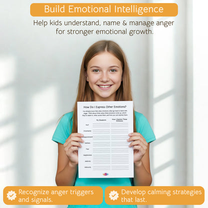 Cool Down & Take Charge – Anger Management Workbook (Ages 9–16)