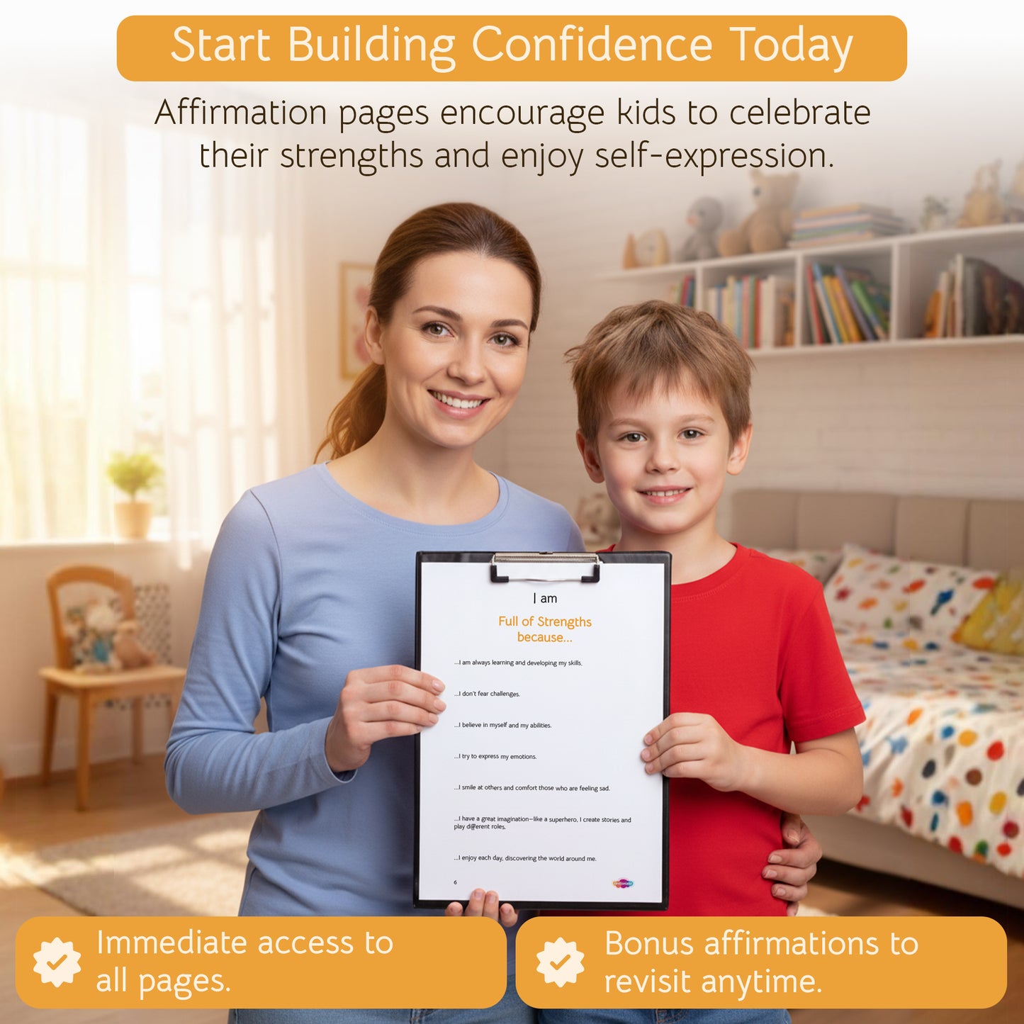 I Am Enough: Emotions & Affirmations Coloring Book