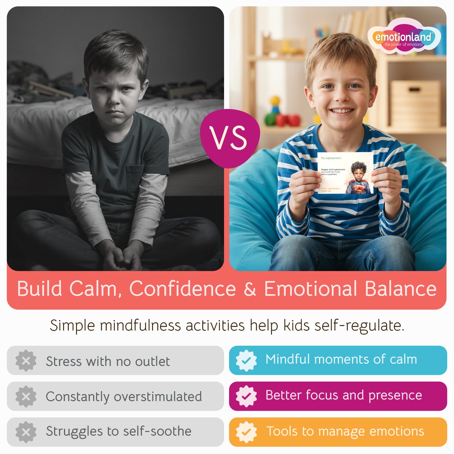 Mindful Moments for Kids: 54 Calming Activity Cards