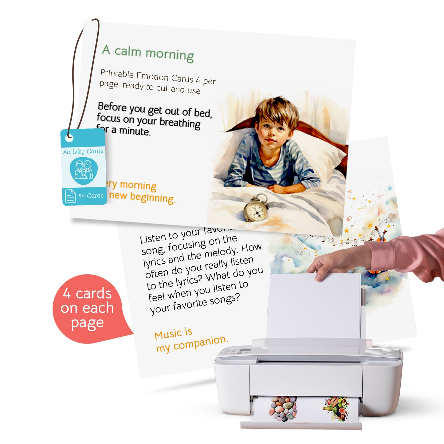 Mindful Moments for Kids: 54 Calming Activity Cards